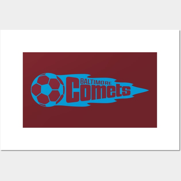 Defunct Baltimore Comets Soccer 1974 Wall Art by LocalZonly